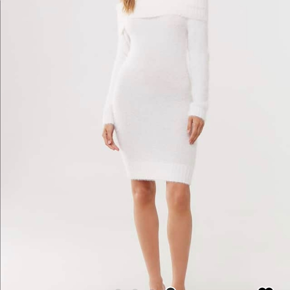 Fuzzy Sweaterdress